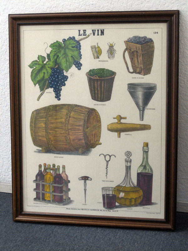 Vintage Le Vin Poster