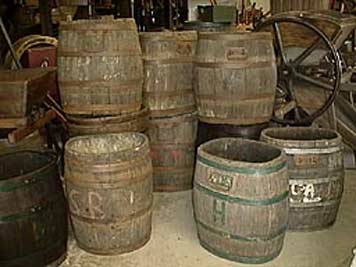 large photo of vintage harvest buckets